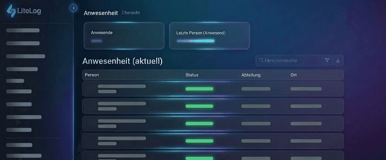 LiteLog workspace interface