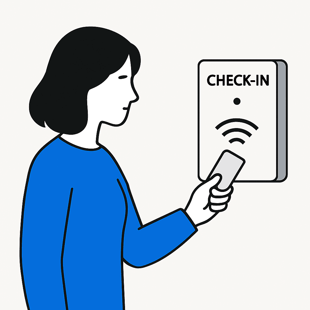 Plug-&-Play terminal check-in