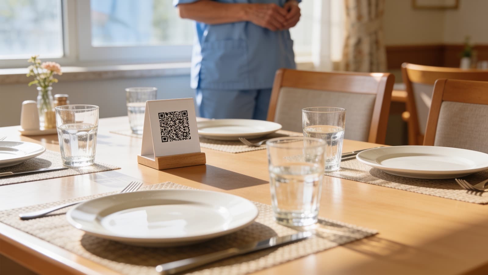 Essensabrechnung im Pflegeheim: QR-Code statt Papierliste