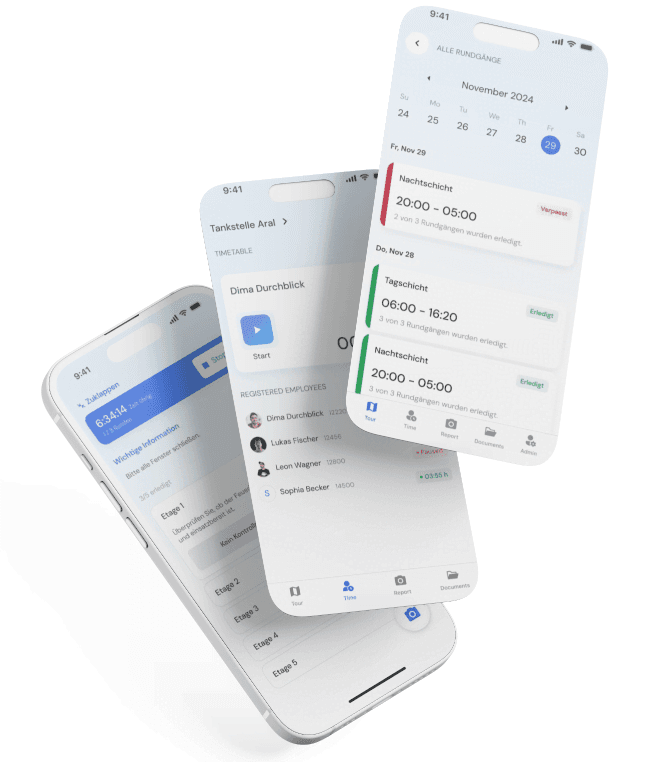 E-logbook for live digital tour logging with automated PDF reports