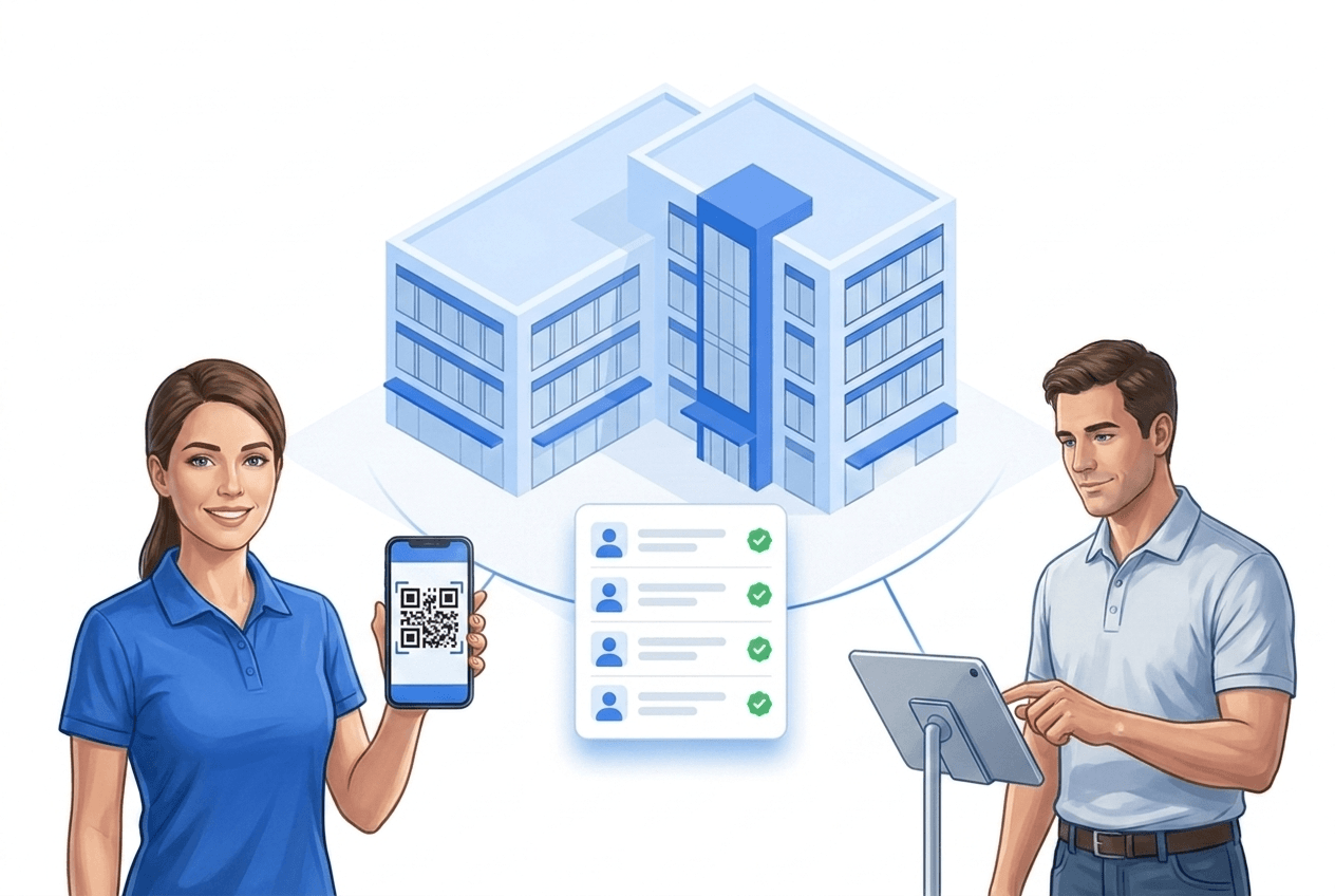 Aplikacja z listą obecności — cyfrowa odprawa za pomocą QR i NFC